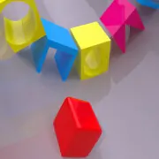 Colorful Shape Tunnel image